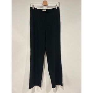 BABATON Black Elastic Waist Straight Leg Trousers Pants Size 8